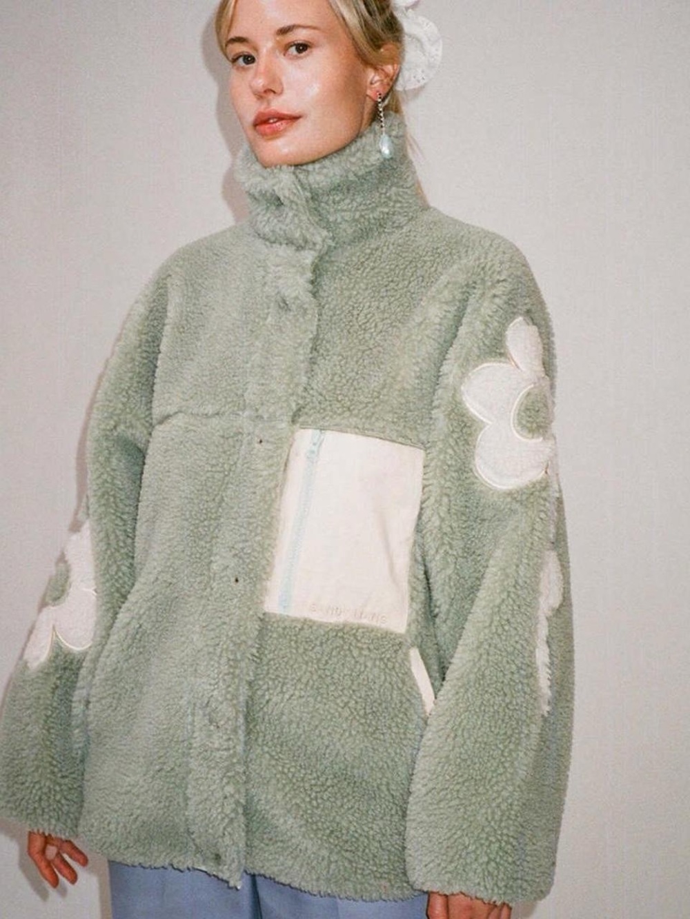 Sandy Liang Green Fleece